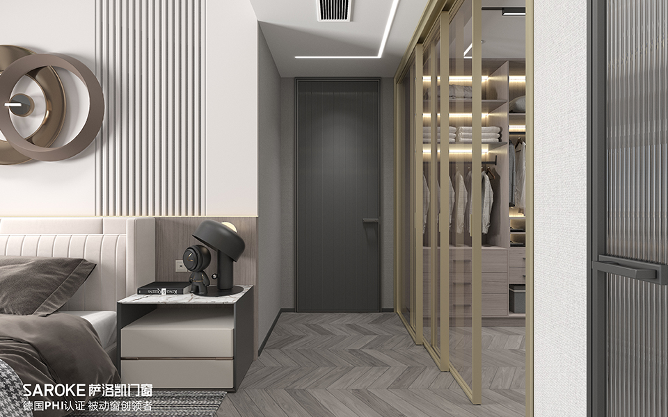 全景?暗夜平開門